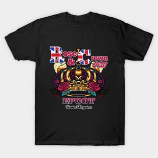 Rose and Crown Pub in UK at Epcot Pavilion T-Shirt